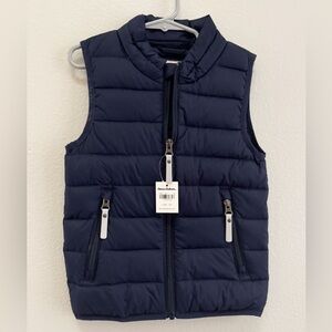 NWT Hanna Andersson Superlight Down Puffer Vest in Navy Blue